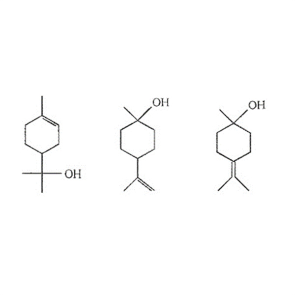 Isbarbardhigga Terpineol CAS 8000 41 7 iyo Terpenes kale iyo Saliidaha Muhiimka ah